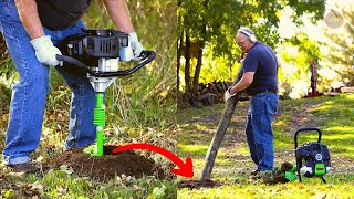 5 Best Gas Powered Post Hole Diggers 2023  The Only 5 You Should Consider Today [upl. by Yggam351]