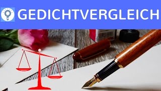 Gedichtvergleich  Vergleich amp Interpretation von Gedichten  Zusammenfassung  Lyrik [upl. by Armitage]