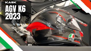 Najlepszy sportowy kask ze średniej półki cenowej  Kask AGV K6 2023 [upl. by Fuller51]