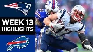 Patriots vs Bills  NFL Week 13 Game Highlights [upl. by Mapes]