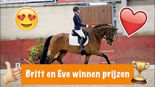 Britt en Eve winnen prijzen  PaardenpraatTV [upl. by Manvil]