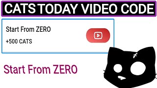 START FROM ZERO TODAY CAT CODE  CAT DAILY CODE [upl. by Lubbock]