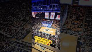 Purdue fans do the quotWHOSE HOUSE OUR HOUSE chant at Little Caesars Arena as they beat 5 Gomzaga [upl. by Ylrac]