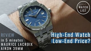 Review in 5 Minutes Maurice Lacroix Aikon 39mm [upl. by Eniledgam]