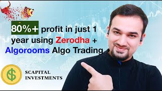 80 Profit with Algo Trading in Zerodha using Algorooms  Supertrend Indicator Backtesting results [upl. by Llerraj961]