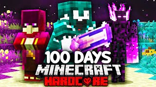 I Survived 100 Days in the Custom END in Minecraft [upl. by Sulrac862]