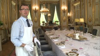 LElysée plus quune maison politique un temple de la gastronomie française [upl. by Bondon33]