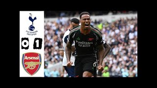 Tottenham Spurs ft Arsenal FC FULL HIGHIGHTS  0  1  gabrielmagalhães arsenal highlights [upl. by Robinet]