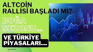 ALTCOIN BOĞA SEZONU BAŞLADI MI BITCOIN 100 BIN  OLUR MU [upl. by Assile]