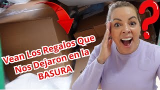 VEAN LOS REGALOS QUE ME DEJARON EN LA BASURA😱🇺🇸😳NoemyBLaSalvadoreña [upl. by Odyssey]