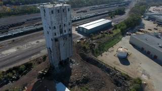 Demolition of Grain Elevator in 4K [upl. by Anirtak]