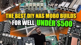 5 GREAT DIY NAS BUILDS  UNDER 500 [upl. by Dempsey]