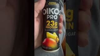 OIKOS Pro postworkout healthy protien gains sponsorme OIKOS subscribe [upl. by Eolanda689]