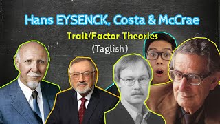 CATTELL EYSENCK COSTA amp McCRAE  Trait amp Factor Analytic Approach  Theories of Personality  FIL [upl. by Abroms843]