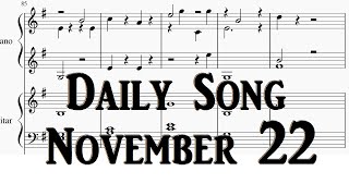 November 22 Daily Song Instrumental [upl. by Peadar]