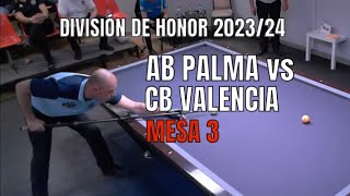 9ª J DIV HONOR AB PALMA vs CB VALENCIA  M 3  T 202324 [upl. by Hullda]