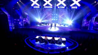 NEW HD SIMON COWELL GETS OWNED BY AN EGG ON BRITAINS GOT TALENT FINAL [upl. by Yorztif]