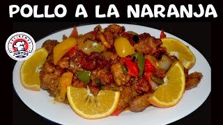 Como cocinar pollo a la naranja estilo Chino [upl. by Emmey]