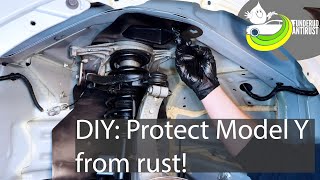 DIY Protect Model Y from rust [upl. by Amelita]