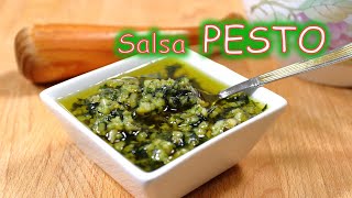 SALSA PESTO receta original [upl. by Seerdi]