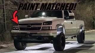 AT HOME PAINT MATCH  Paint matching my cateye silverado grille [upl. by Bramwell785]