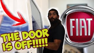 Fiat Doblo  Side door removal [upl. by Etsirhc890]