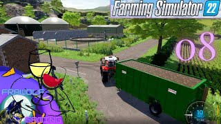 FS 22 🚜 CAMPAGNE BERGERACOISE 🍇🍷 USINE BIOGAZ ET MOULIN 🐑🐐 EP8 [upl. by Adnoyek]