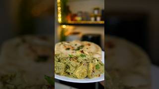 No Onion No Garlic Afghani Paneer With Naan Recipe shorts [upl. by Ynittirb]