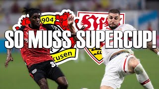 Der PERFEKTE Saisonauftakt im Supercup Leverkusen – Stuttgart  BlitzFazit [upl. by Yelah]