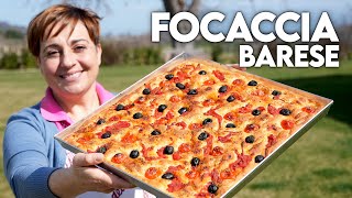 FOCACCIA BARESE Ricetta Facile  Fatto in Casa da Benedetta [upl. by Aihseket]