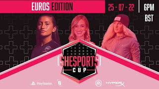 FIFA 22  ShEsports Cup  Womens Euros Edition [upl. by Adnohsal494]