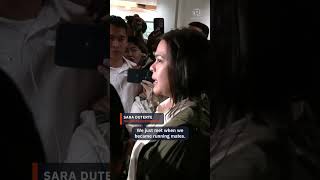 Sara Duterte on Marcos We are not friends [upl. by Conlin]