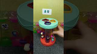 🟣 Purple owl shape sorter fun sound effect [upl. by Airol]