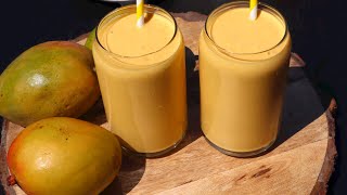 HOMEMADE MANGO SMOOTHIE FOR WEIGHT GAIN  700 CALORIE  HEALTHY RECIPES [upl. by Merrel]