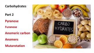 Carbohydrate part 2 hemiacetal furanose pyranose anomeric carbon alpha and beta anomers [upl. by Cherye]