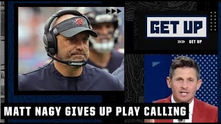 Dan Orlovsky loves that Matt Nagy fired himself as playcaller  Get Up [upl. by Drofiar653]