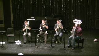 Atlanta Symphony Low Brass Excerpts from Symphonic Metamorphosis at Columbus State University [upl. by Ahsiryt]