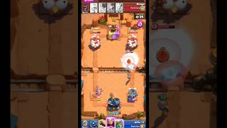 Mega knight jumps over sparky shorts clashroyake supercell gaming [upl. by Hamer802]