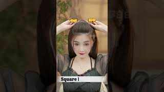 How To Make Square Face Hair Style hairstyle shorts ytshorts trending viral [upl. by Maighdlin]