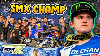 Haiden Deegan Wins The Worlds First SuperMotocross Championship 500K Prize LA Coliseum 23 [upl. by Aanas140]