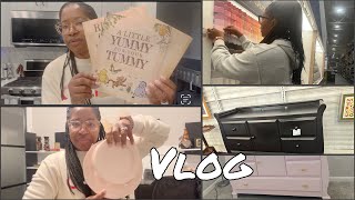 VLOG STARTING THE NURSERY THE BEST DRESSER FLIP EVER LOWES DOLLAR TREE AND AMAZON HAUL [upl. by Uriisa]