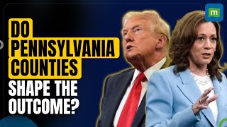 US Polls 2024 Pennsylvania Counties Hold Key In Tight 2024 Presidential Race  N18G [upl. by Garrek]