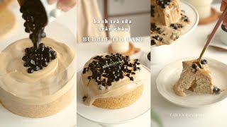 Bánh Trà Sữa Trân Châu  Bubble Tea Cake  short [upl. by Eibbob904]