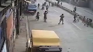 WATCH CCTV catches earthquake in Cebu City [upl. by Nelad]