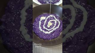 Ube Champorado Recipe Sweet Filipino MeriendaBreakfast Delight [upl. by Enyala]