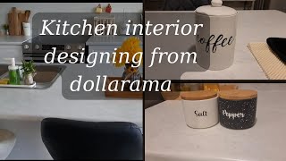 kitchen organization ideas  kitchen makeover from dollarama part 1 [upl. by Akinna966]