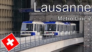 Lausanne  Metro Line 2 [upl. by Demb]