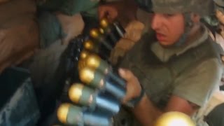 MK19 Gunner Hammers Taliban Positions With Grenades [upl. by Anoli897]