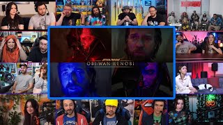 YouTubers React To Obi Wan And Darth Vader Emotional Scene  Obi Wan Kenobi Ep 6 Reaction Mashup [upl. by Vickie]