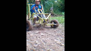 a Go Kart Driving Around CROSS KART  HOMEMADE MINI BUGGY MINI JEEP  MINI CARS  GO KART BUILD [upl. by Bower]